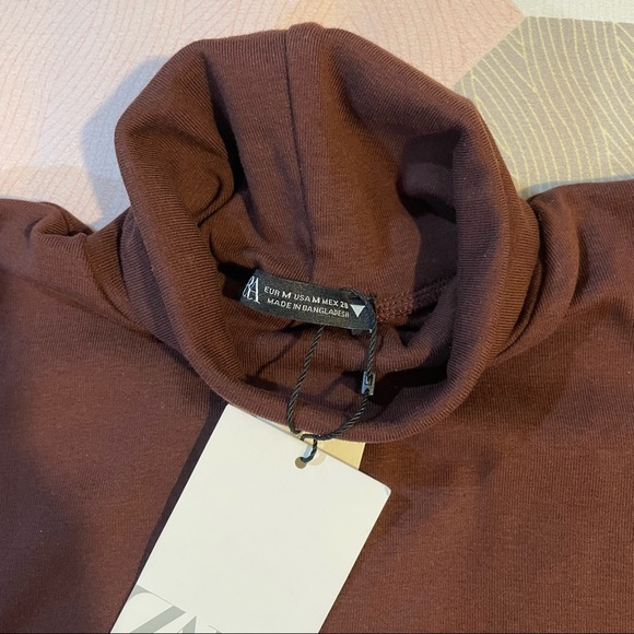 Zara Brown Mini Dress - Picture 8 of 11